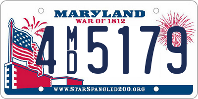 MD license plate 4MD5179