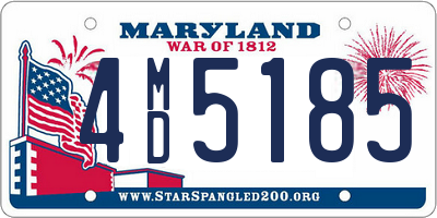 MD license plate 4MD5185