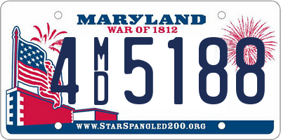 MD license plate 4MD5188