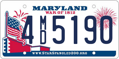 MD license plate 4MD5190