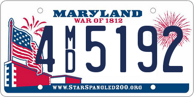 MD license plate 4MD5192