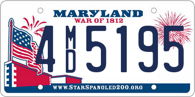 MD license plate 4MD5195