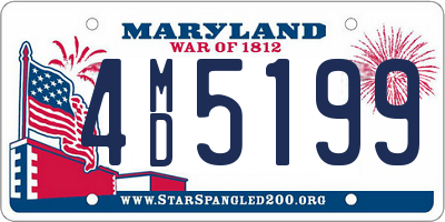 MD license plate 4MD5199