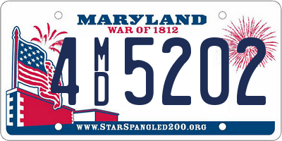 MD license plate 4MD5202