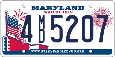 MD license plate 4MD5207