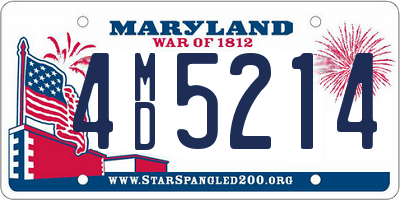 MD license plate 4MD5214