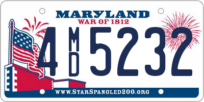 MD license plate 4MD5232