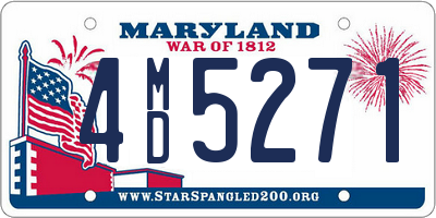 MD license plate 4MD5271