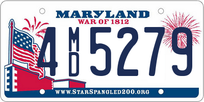 MD license plate 4MD5279