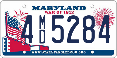 MD license plate 4MD5284