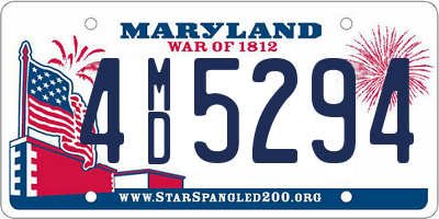 MD license plate 4MD5294