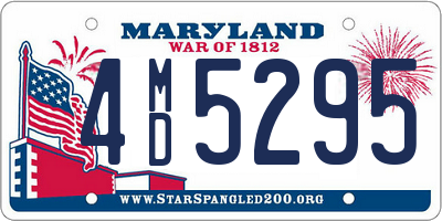 MD license plate 4MD5295