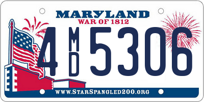 MD license plate 4MD5306