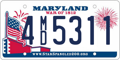 MD license plate 4MD5311