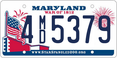 MD license plate 4MD5379