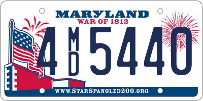 MD license plate 4MD5440