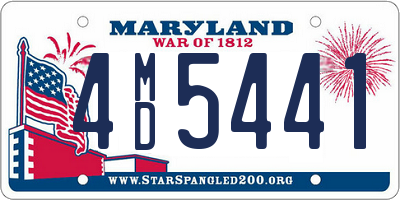 MD license plate 4MD5441