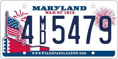 MD license plate 4MD5479