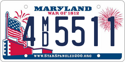 MD license plate 4MD5511