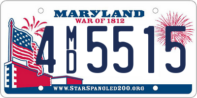 MD license plate 4MD5515