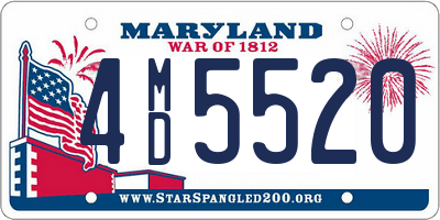 MD license plate 4MD5520