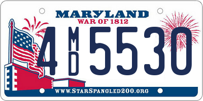 MD license plate 4MD5530