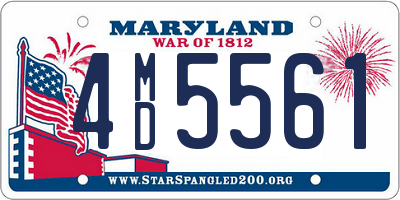 MD license plate 4MD5561