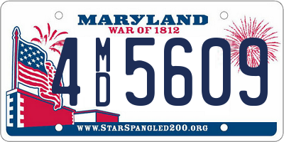 MD license plate 4MD5609