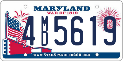 MD license plate 4MD5619
