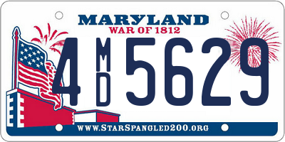 MD license plate 4MD5629