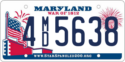 MD license plate 4MD5638