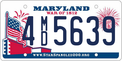 MD license plate 4MD5639