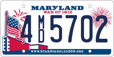 MD license plate 4MD5702