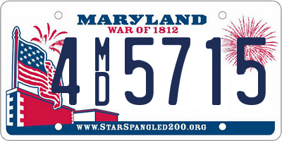 MD license plate 4MD5715