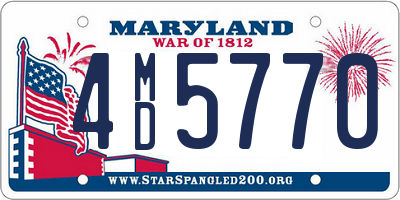 MD license plate 4MD5770