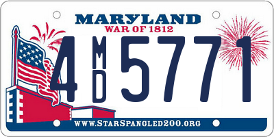 MD license plate 4MD5771