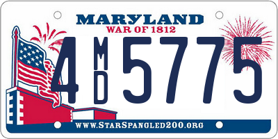 MD license plate 4MD5775