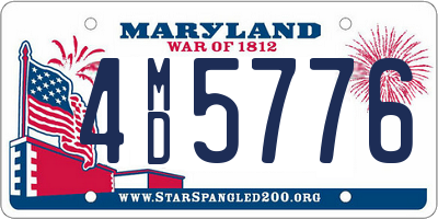 MD license plate 4MD5776