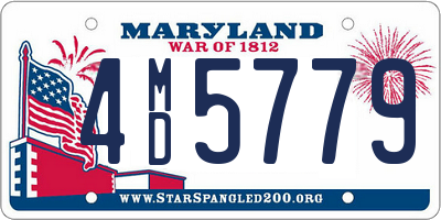 MD license plate 4MD5779