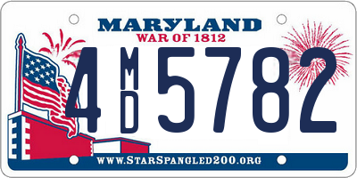 MD license plate 4MD5782