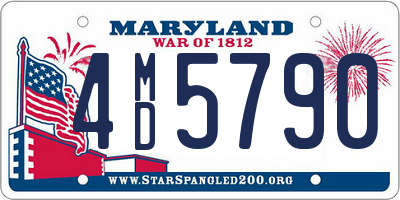 MD license plate 4MD5790