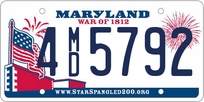 MD license plate 4MD5792