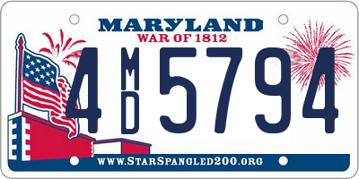 MD license plate 4MD5794