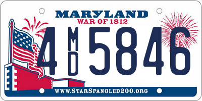 MD license plate 4MD5846