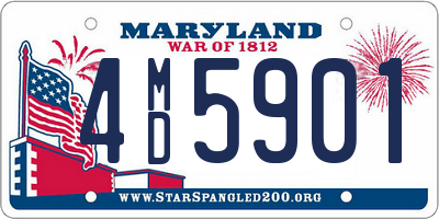 MD license plate 4MD5901