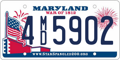 MD license plate 4MD5902