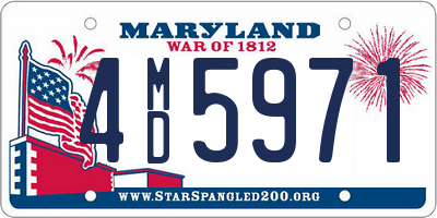 MD license plate 4MD5971