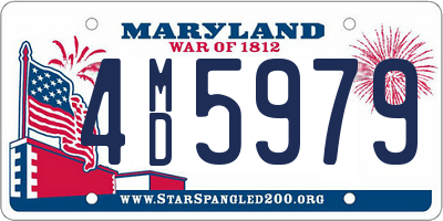 MD license plate 4MD5979