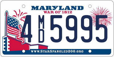 MD license plate 4MD5995