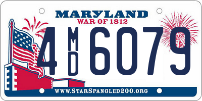 MD license plate 4MD6079